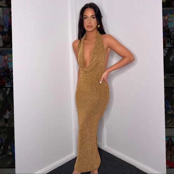 green emerald velvet dress Andrea & Leo A1481 Fitted Long Formal Beaded Sequin Prom Dress – The Dress  Outlet main image 0